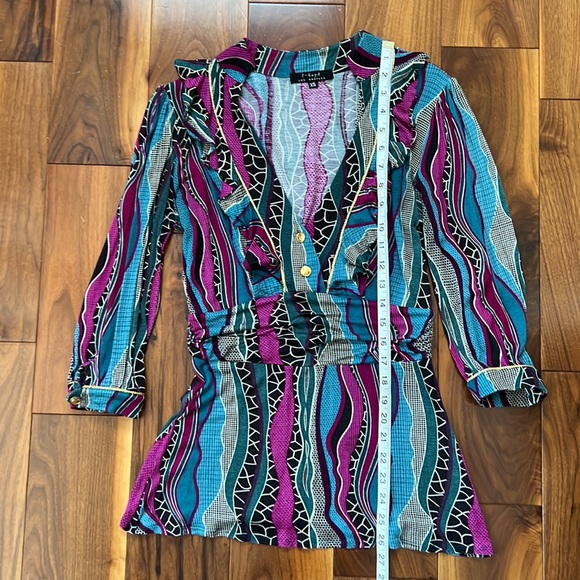 T~Bags Los Angeles long sleeve top. XS - Picture 10 of 12